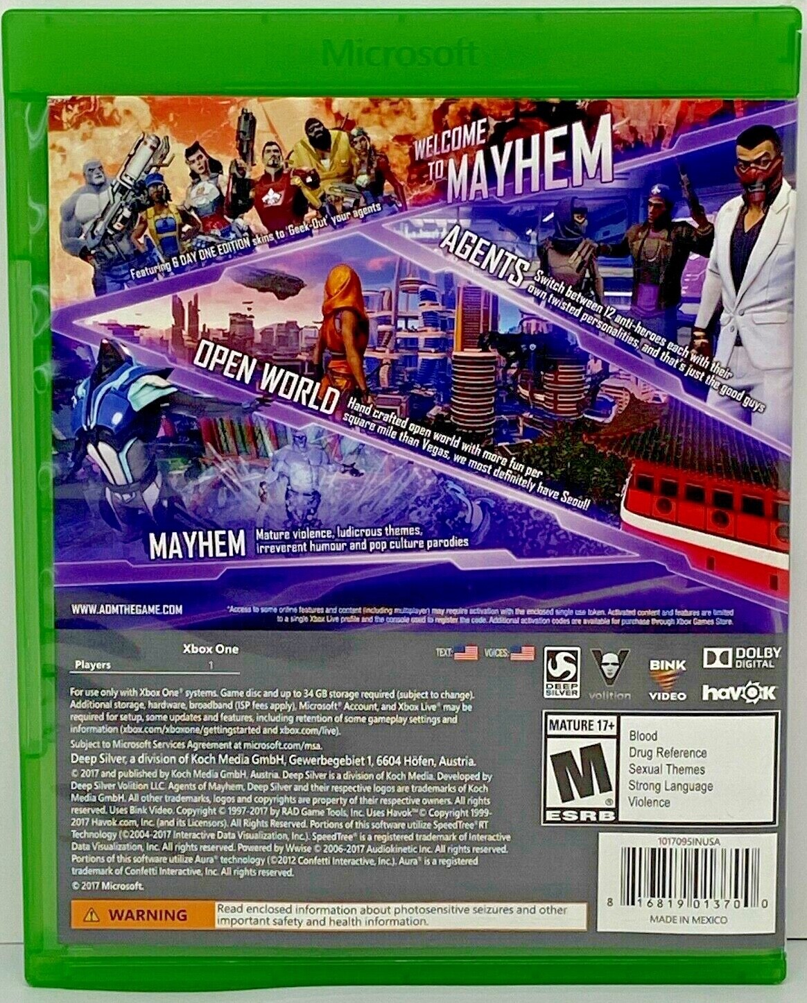 XBOX One Agents of Mayhem Day One Edition Legal Action Pending DLC