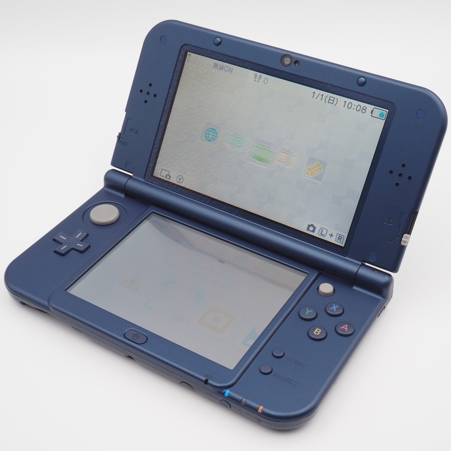 [EXC] New Nintendo 3DS XL LL Metallic Blue Console Tested w/Box
