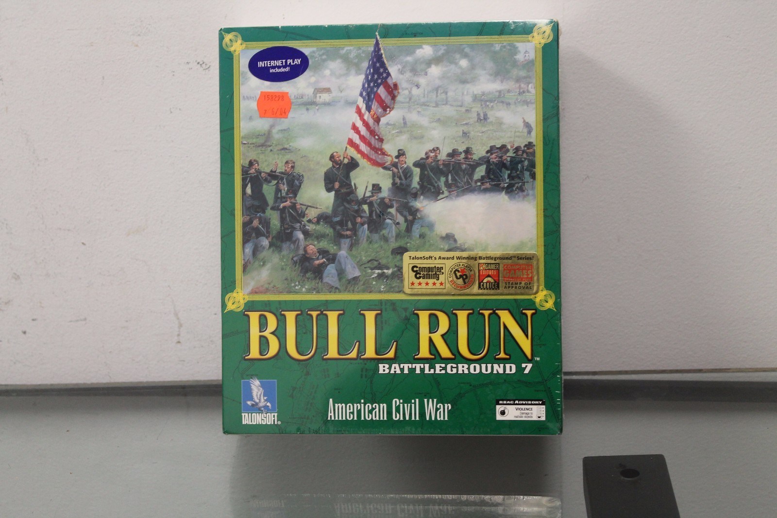 Battle Ground 7 Bull Run American Civil War New Sealed Big Box PC Game