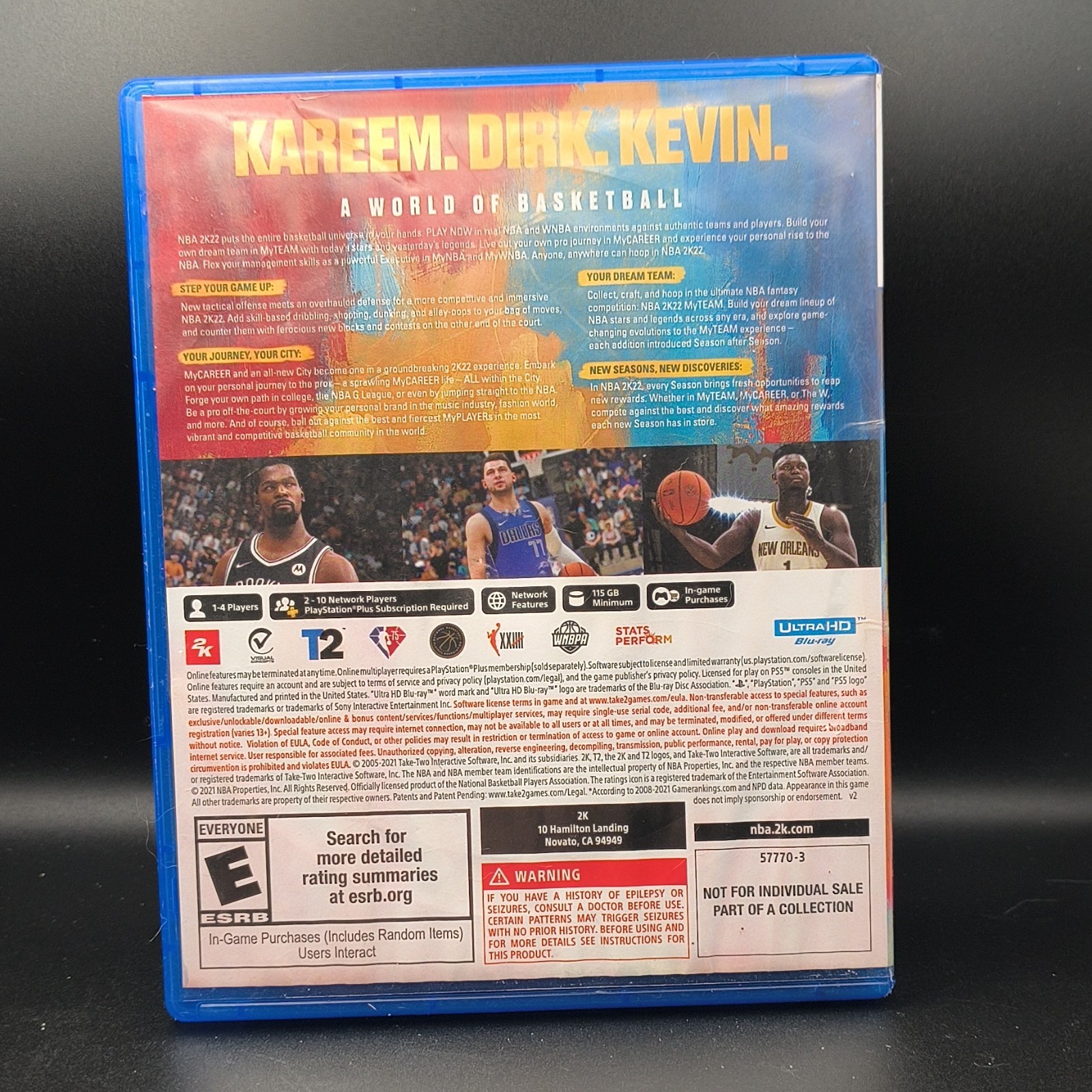 NBA 2K22 75th Anniversary Edition by 2K PS5 Basketball Bonus Content