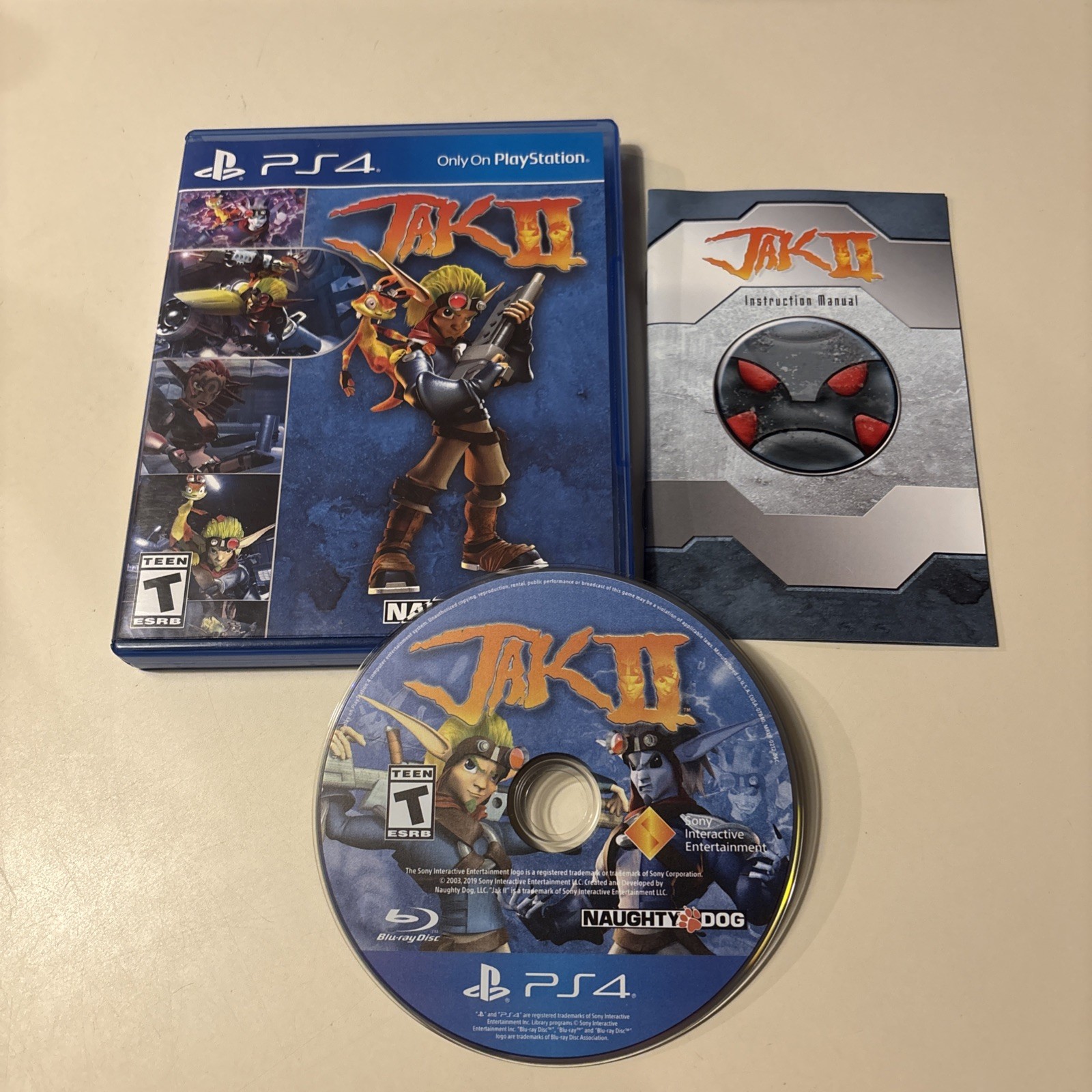 PS4 LIMITED RUN JAK AND DAXTER THE PRECURSOR LEGACY, JAK II, & JAK 3 GAME LOT