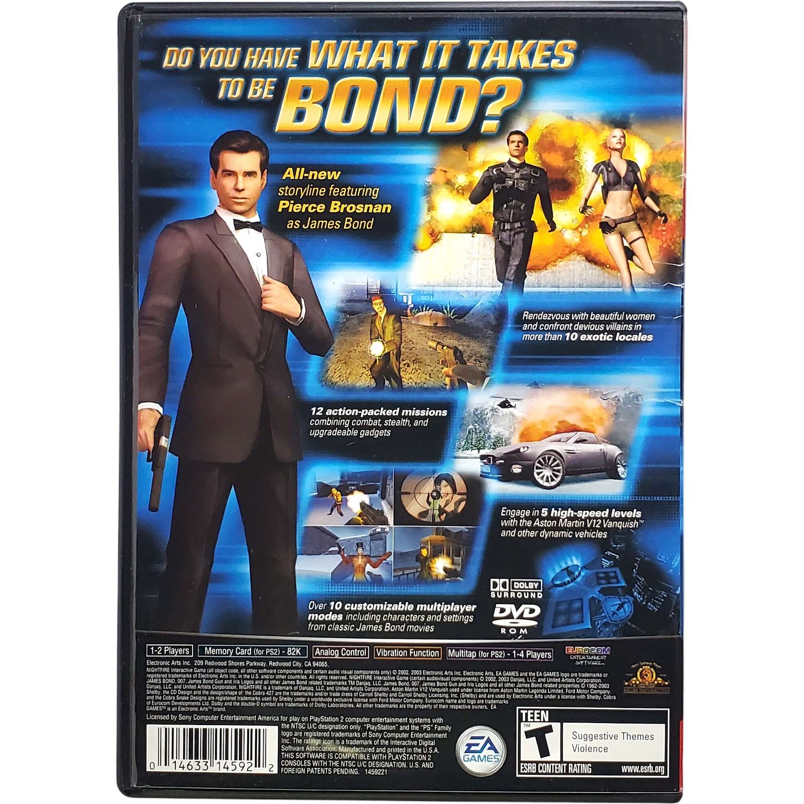 007 Nightfire Greatest Hits – Sony Playstation 2 PS2 Tested 1Y Guarantee