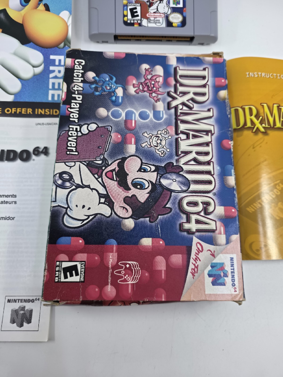 Dr. Mario 64 Nintendo 64 N64 Complete In Box CIB Authentic Tested
