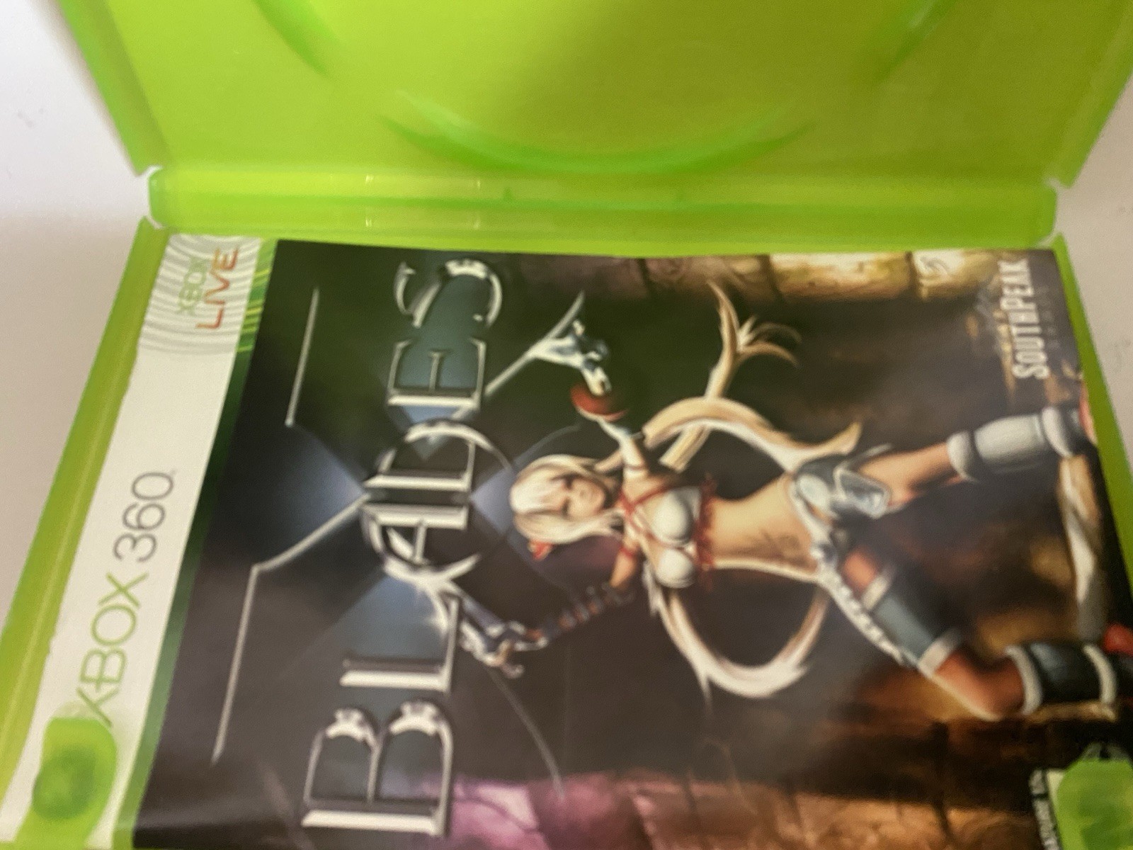 X-Blades (Xbox 360, 2009) Case & Manual Only No Game