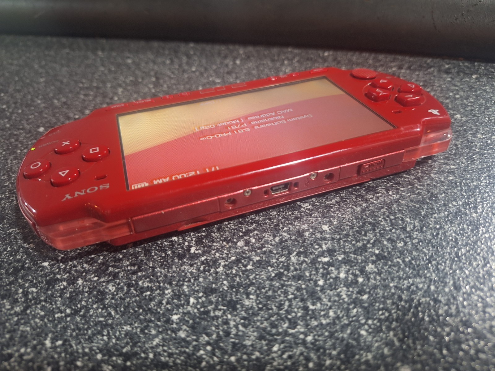 Sony PlayStation Portable PSP-2001 God of War Edition USA Console TESTED WORKING