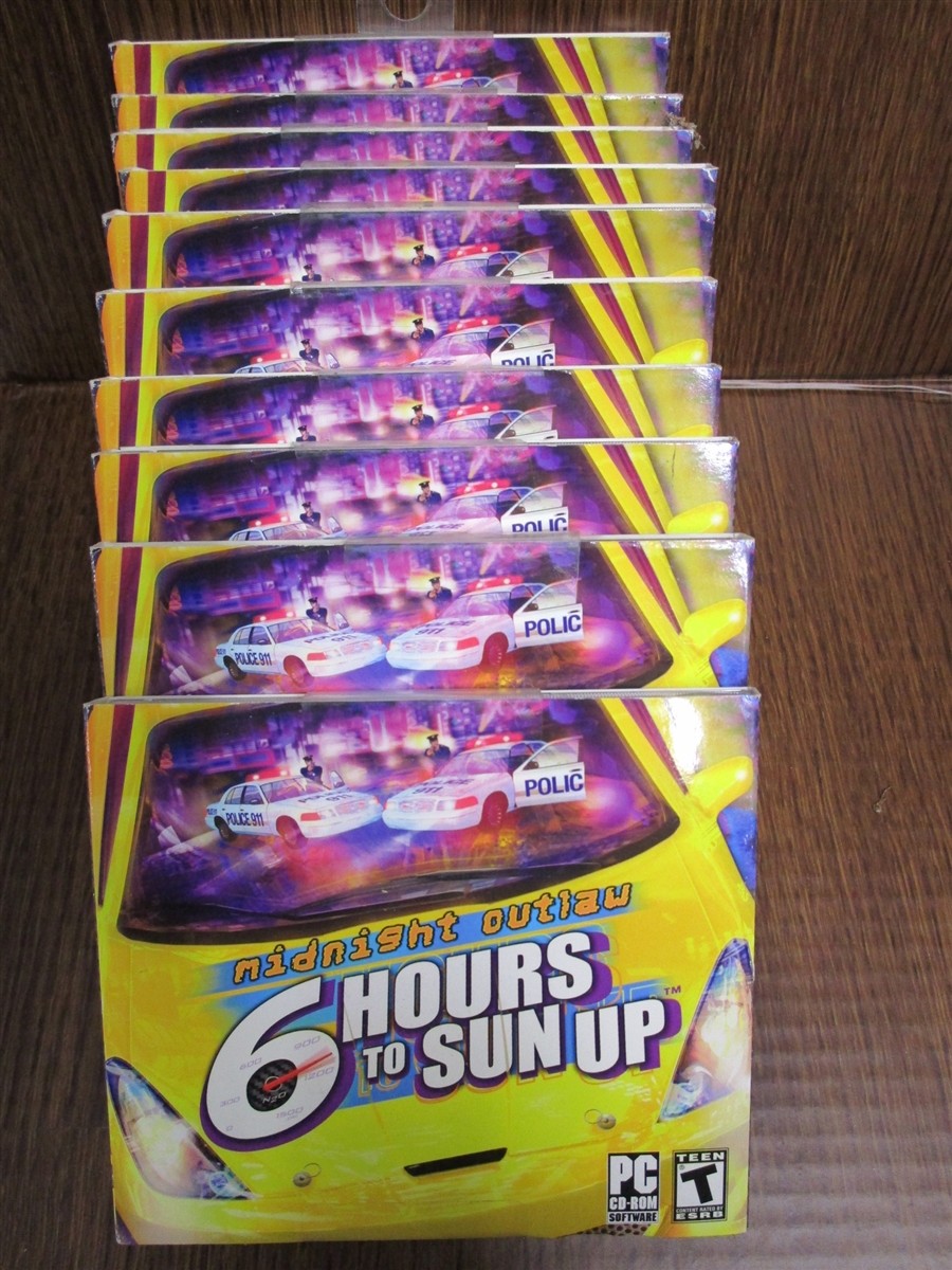 Video Game PC Wholesale Lot of 10 Midnight Outlaw 6 Hours to Sun Up NEW SEALED