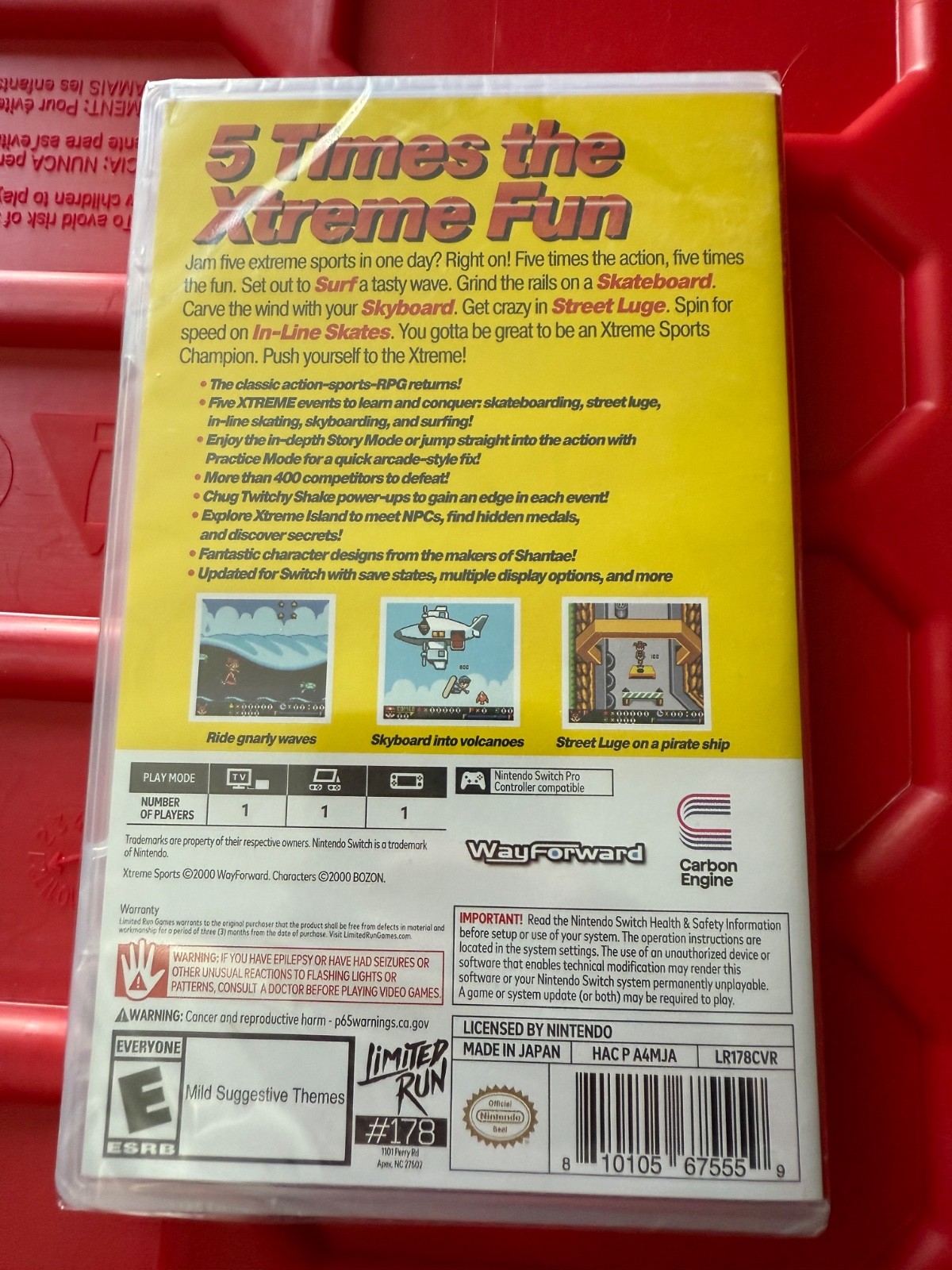 Xtreme Sports (Nintendo Switch) Brand New – Factory Sealed with card