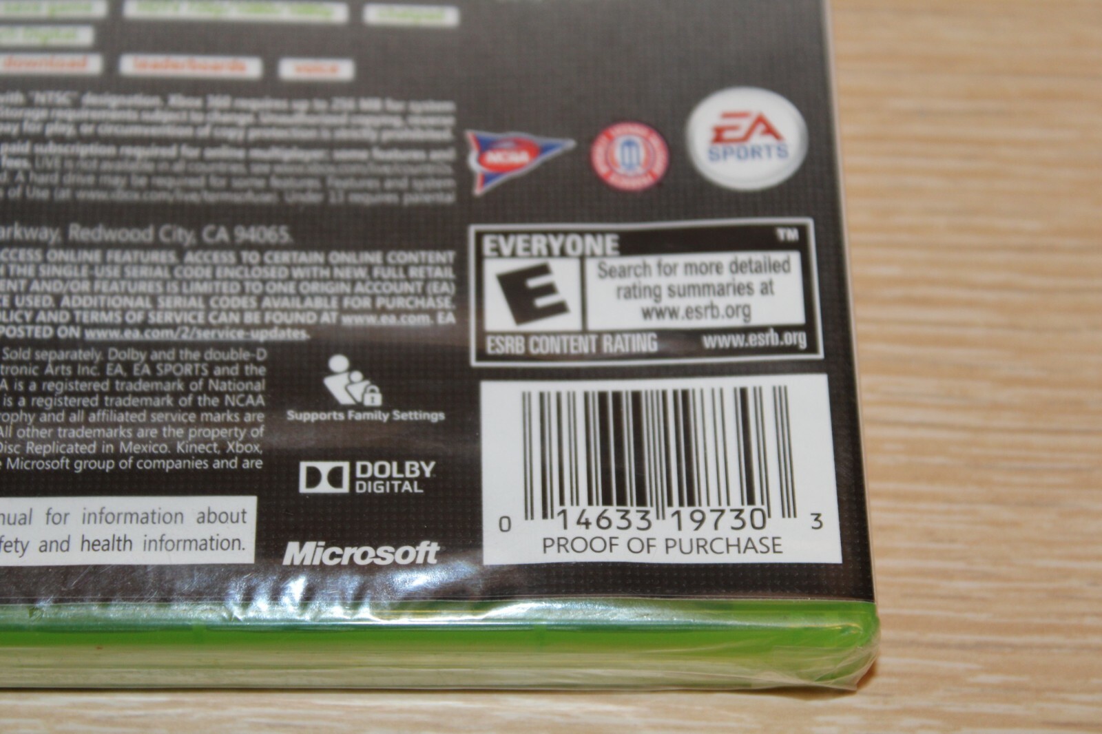 NCAA FOOTBALL 13 Microsoft Xbox 360 FACTORY SEALED NEW IN SHRINK WRAP