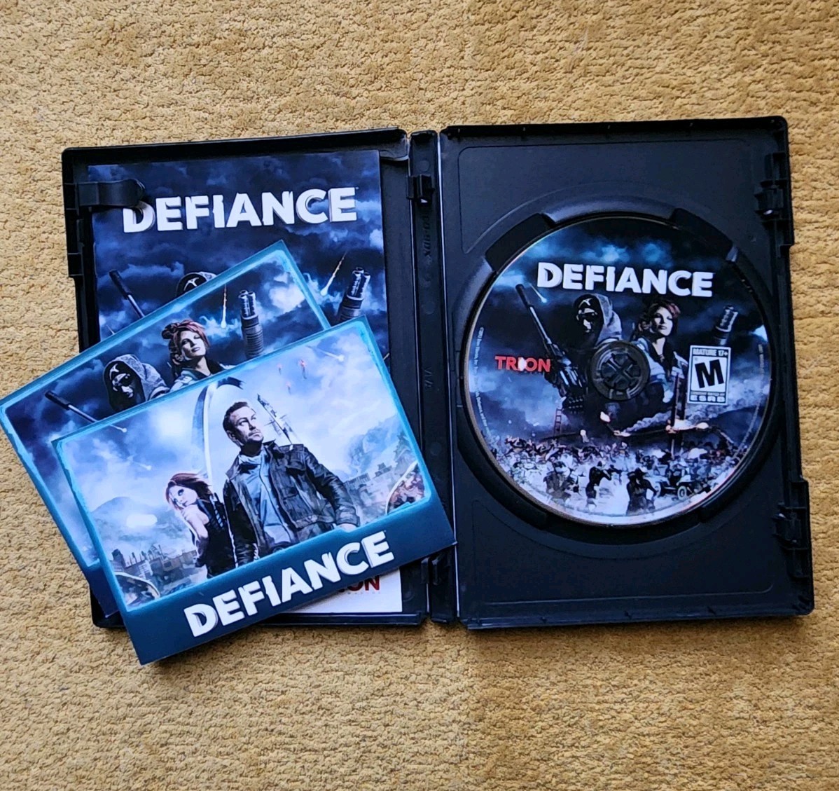 Defiance (PC DVD-ROM, 2013) Trion Games CIB Manual, Key & Postcards