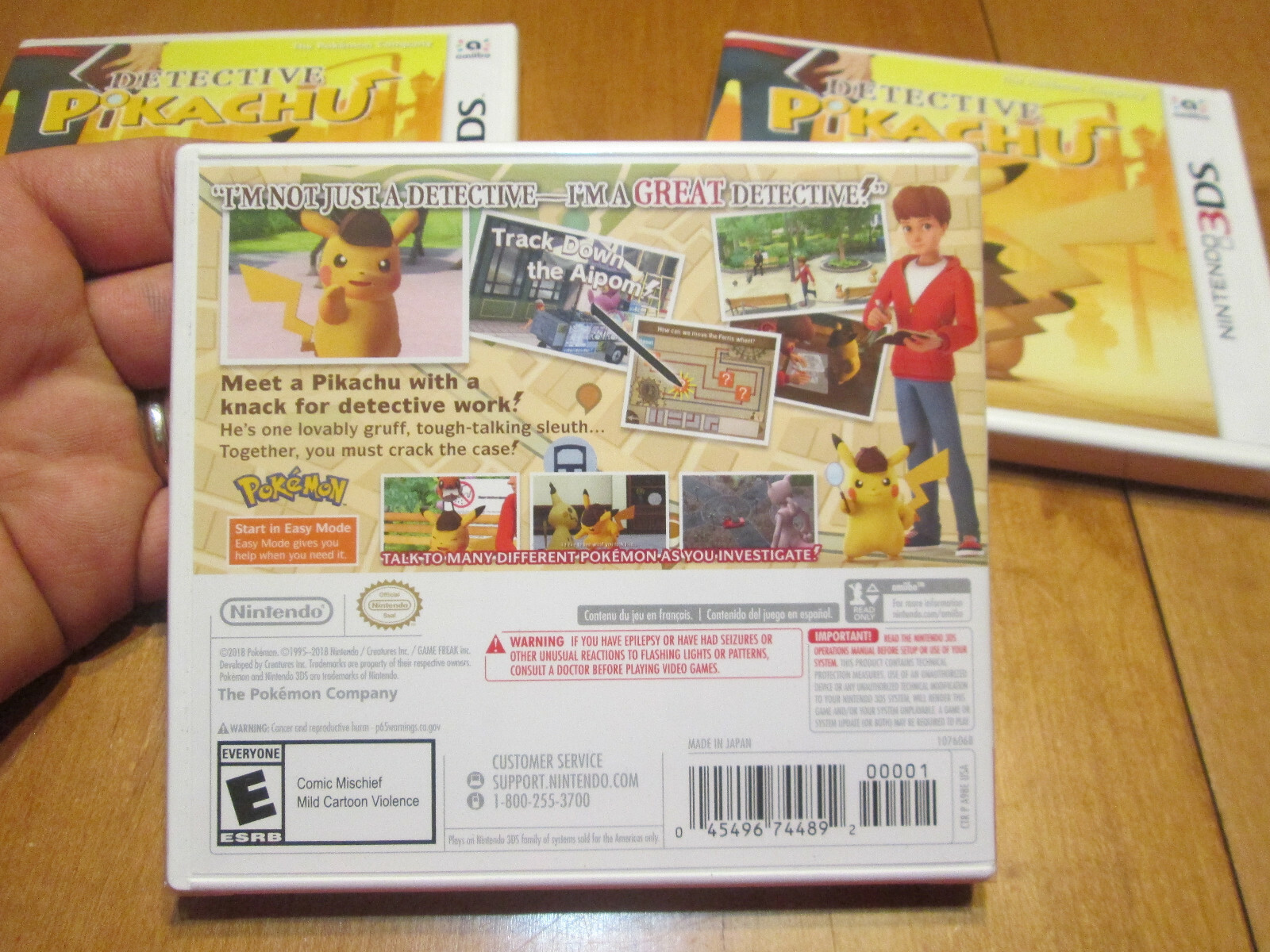 Detective Pikachu NINTENDO 3DS BRAND NEW FACTORY SEALED THE POKEMON COMPANY