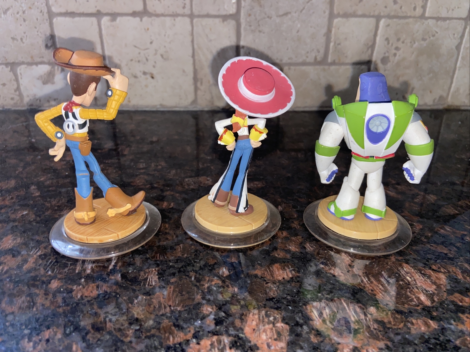 Disney Infinity Toy Story Lot of 3 Woody Buzz Lightyear Jessie Figures Set