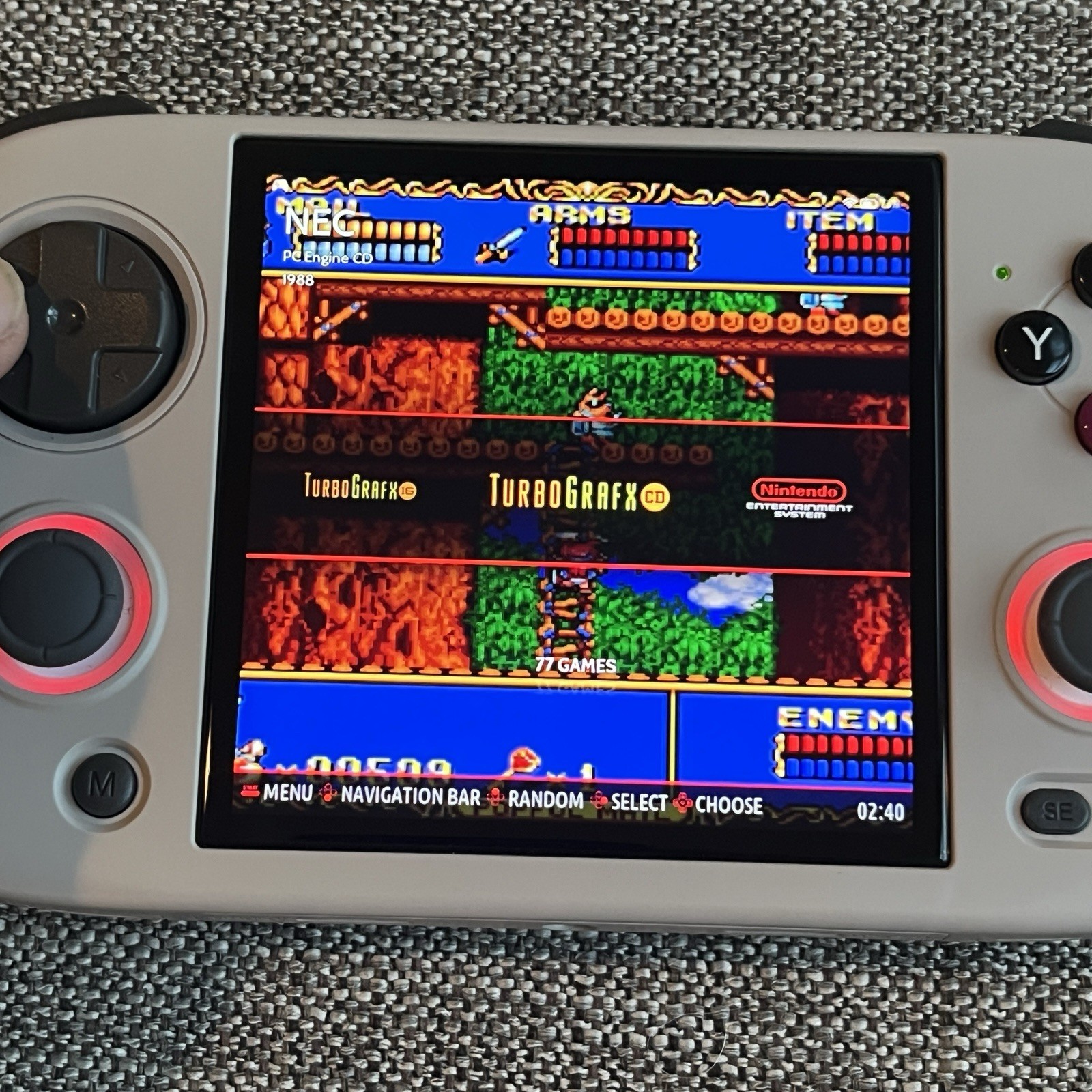Anbernic RG CubeXX Gray – Handheld Game Console 3.95″ 64GB – Mint – US SELLER!