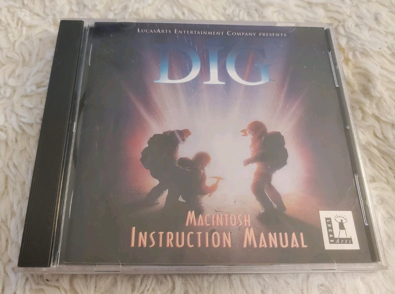 DIG For Macintosh PC Game CD ROM 1995 Lucas Arts SCI FI Excellent