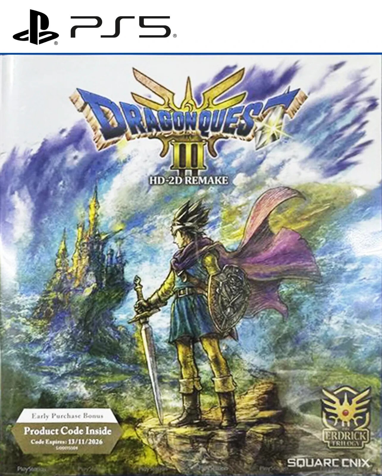Dragon Quest III HD-2D Remake PS5 Brand New Factory Sealed Game (2024 RPG)