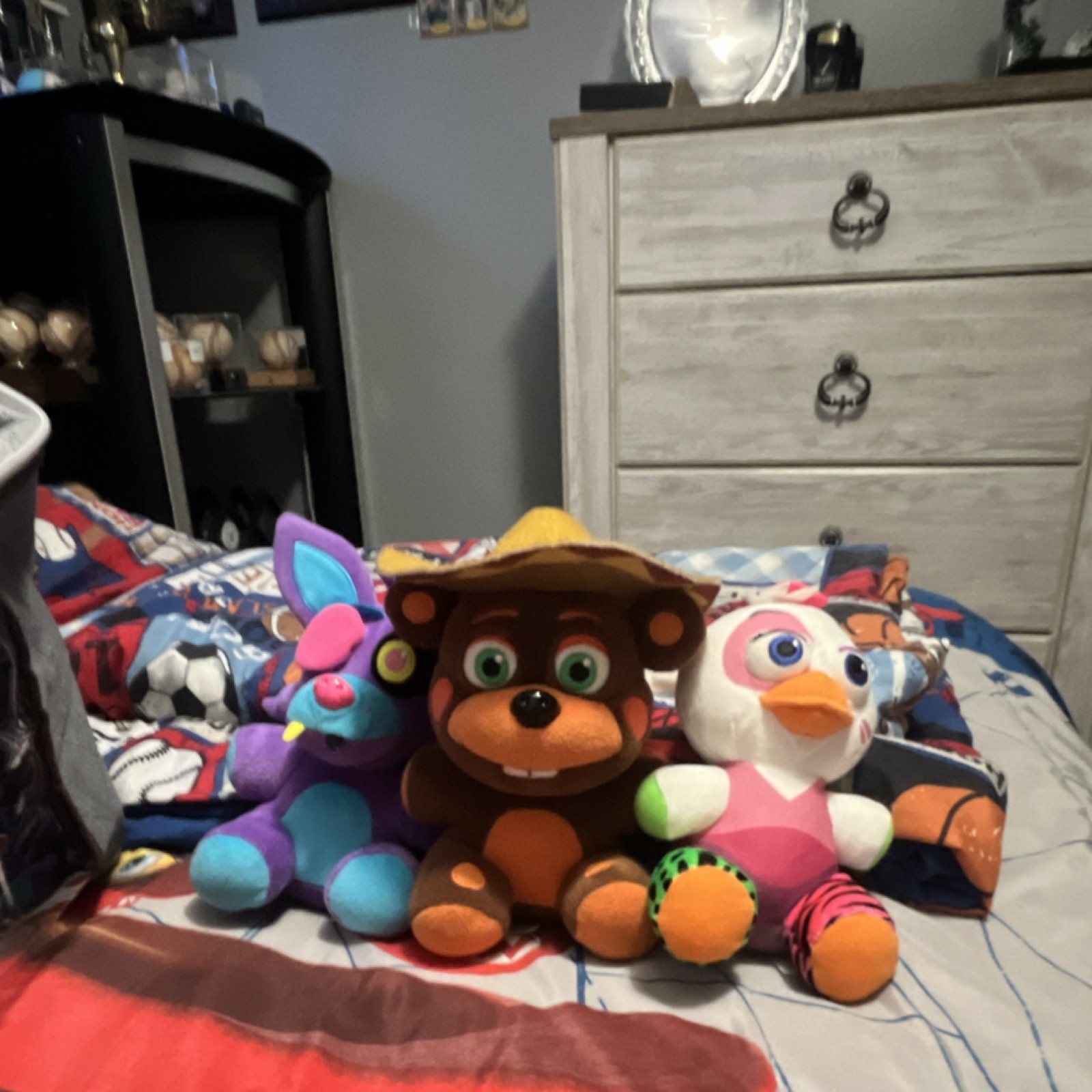 Five Nights at Freddy’s Freddy Fazbear, Bonnie, Chica Plush Doll Lot Set of 3