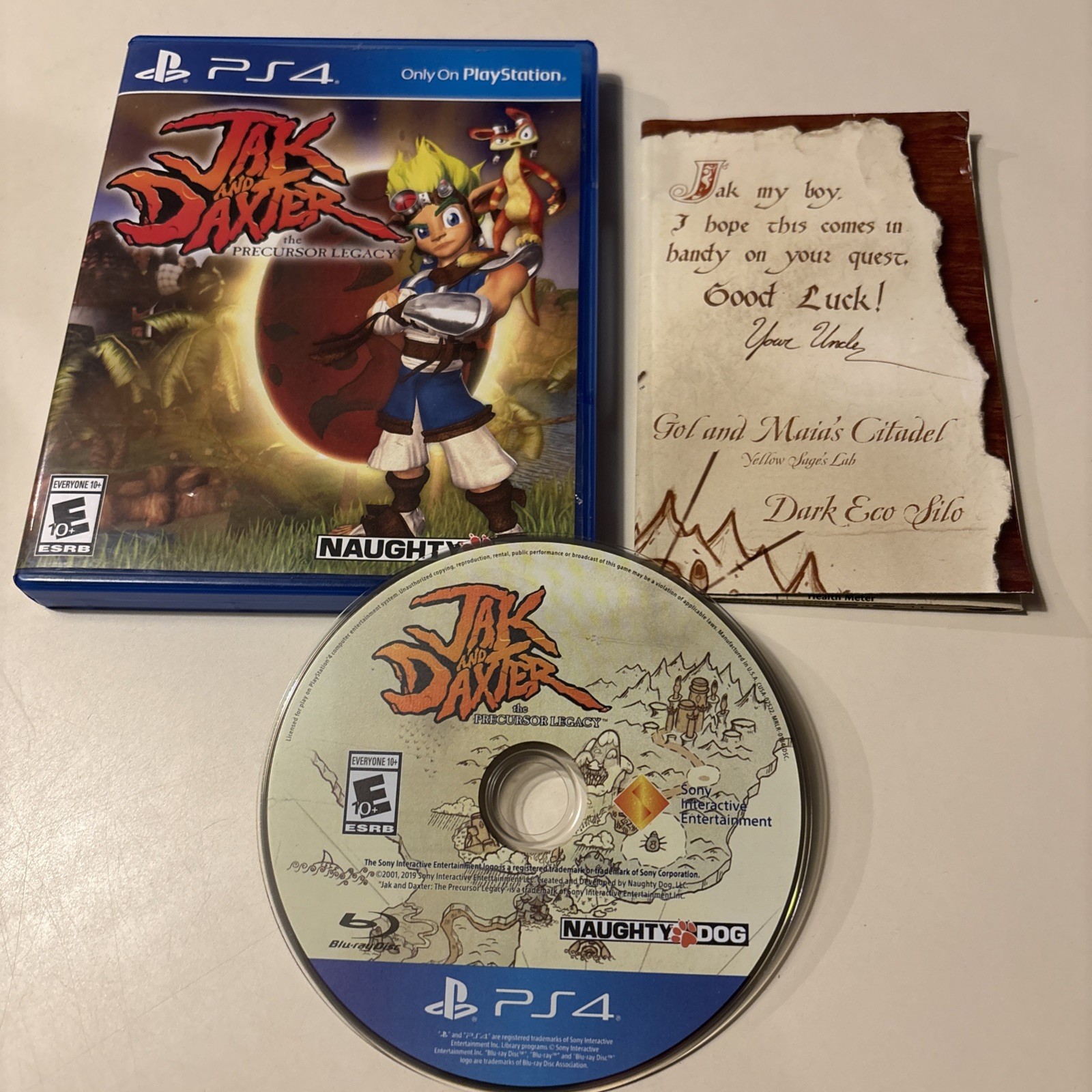 PS4 LIMITED RUN JAK AND DAXTER THE PRECURSOR LEGACY, JAK II, & JAK 3 GAME LOT