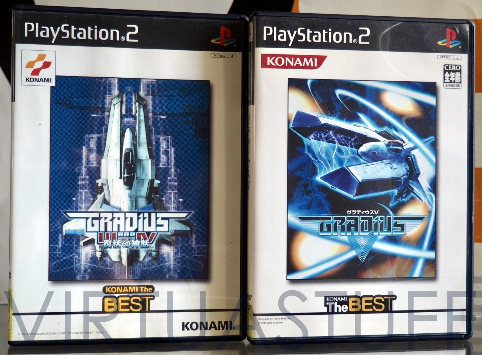 Gradius III & IV + Gradius V (Konami the Best) Playstation 2, PS2 Japan Market !