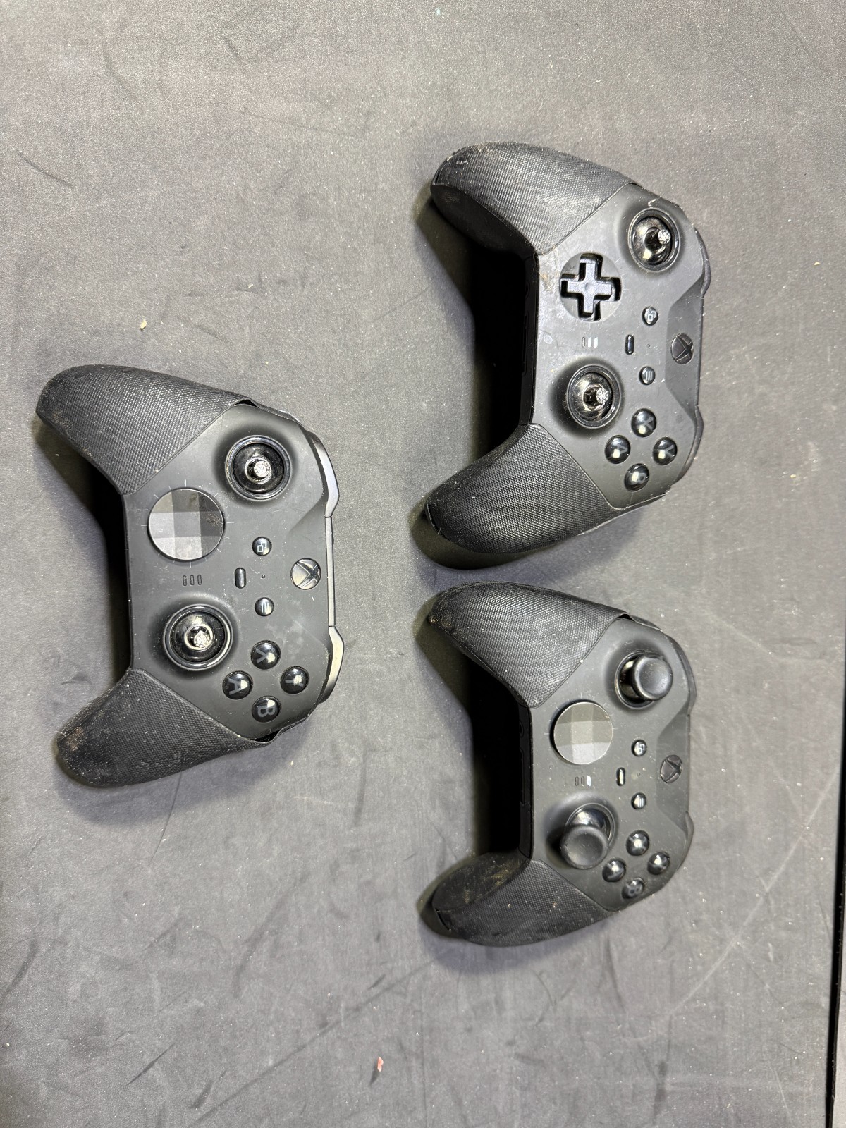 lot of 7 various untested controllers Xbox Elite Series 2, hex gaming ps5, nes