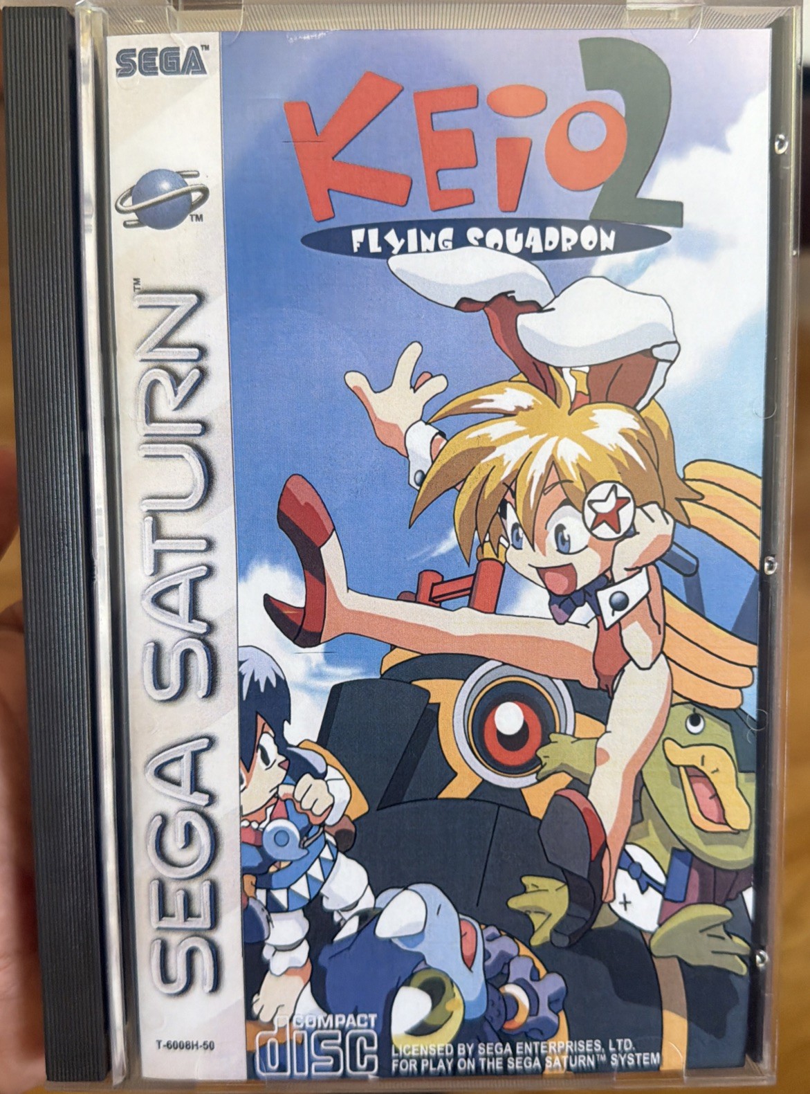 Keio Flying Squadron 2 Sega Saturn NTSC USA English Remake New