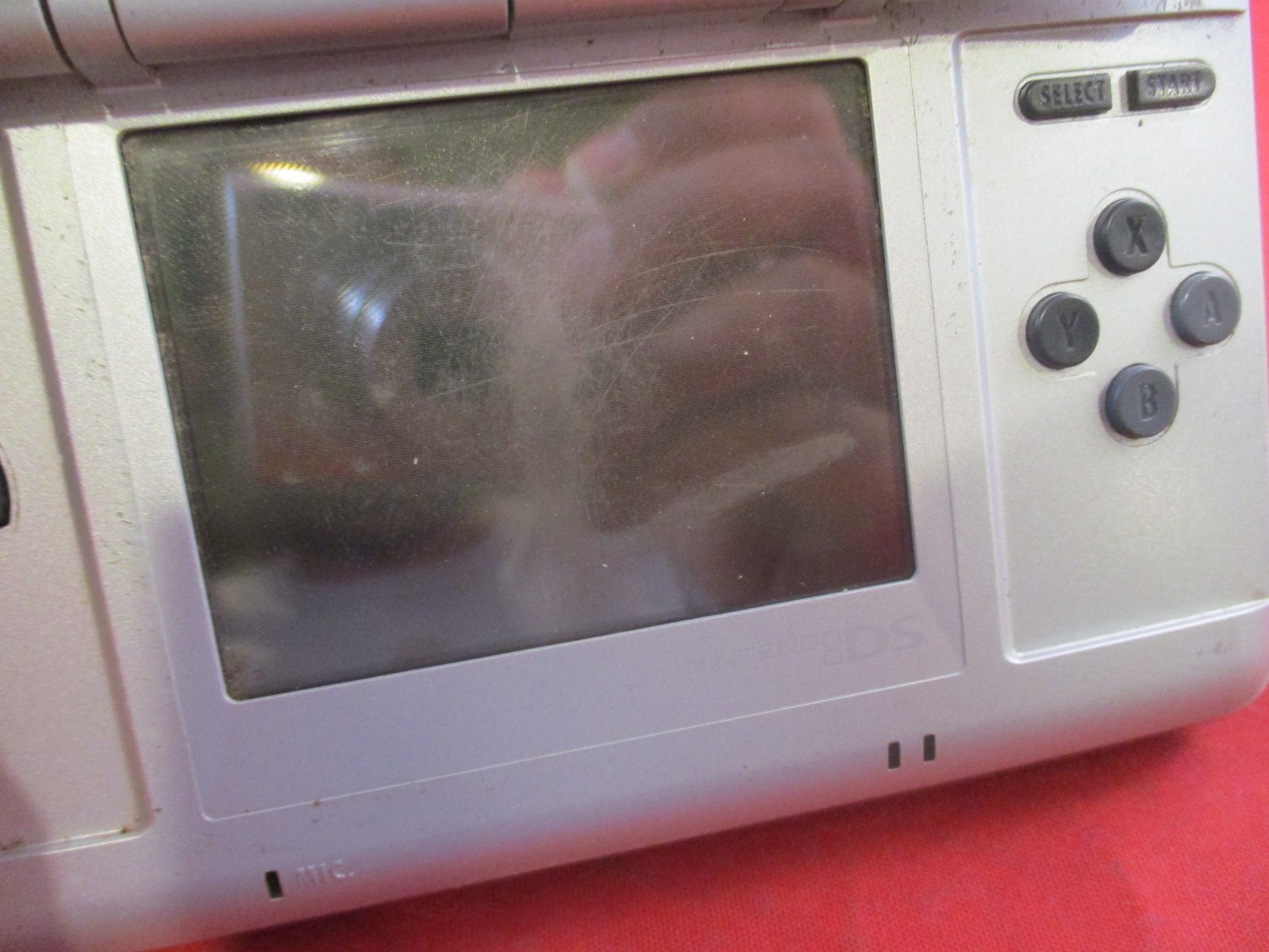 Original Nintendo DS Console System w/ Pirates of Carribean GBA game WORKS!