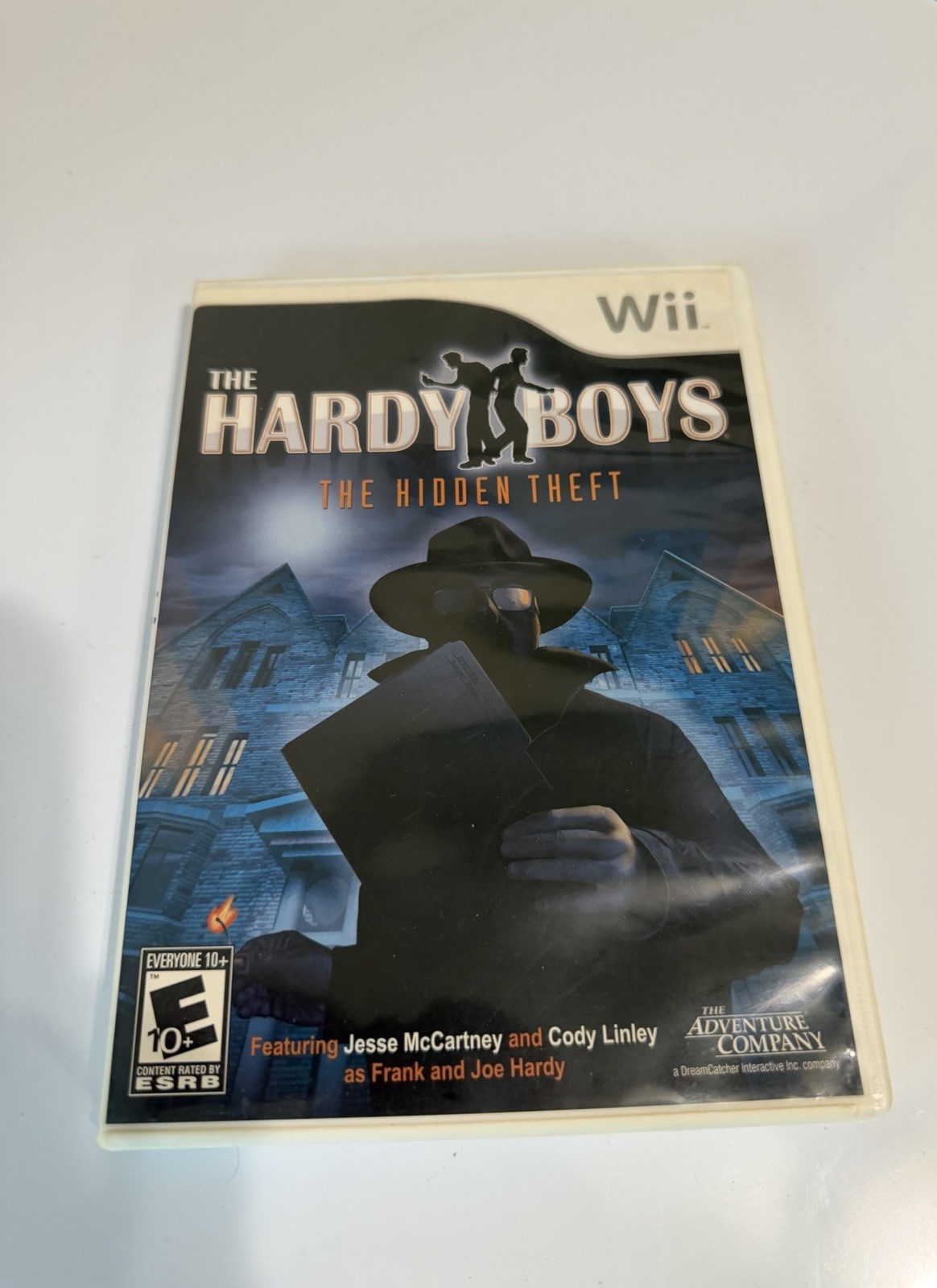 The Hardy Boys: The Hidden Theft (Nintendo Wii, 2009) Complete Tested Working