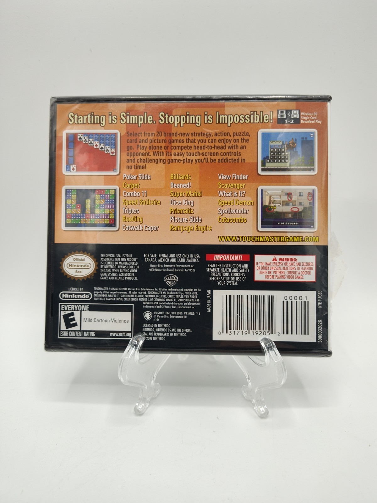 TouchMaster 2 – (Nintendo DS, 2010) *BRAND NEW, UNOPENED* FREE SHIPPING!!!