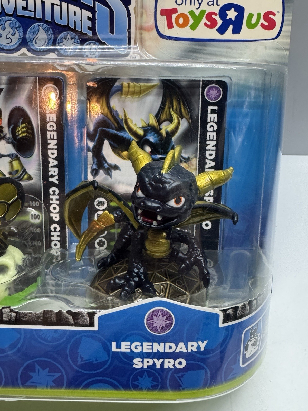 SKYLANDERS HOLY GRAIL NEW SEALED TOYS R US Legendary Bash/Chop Chop/Spyro figure