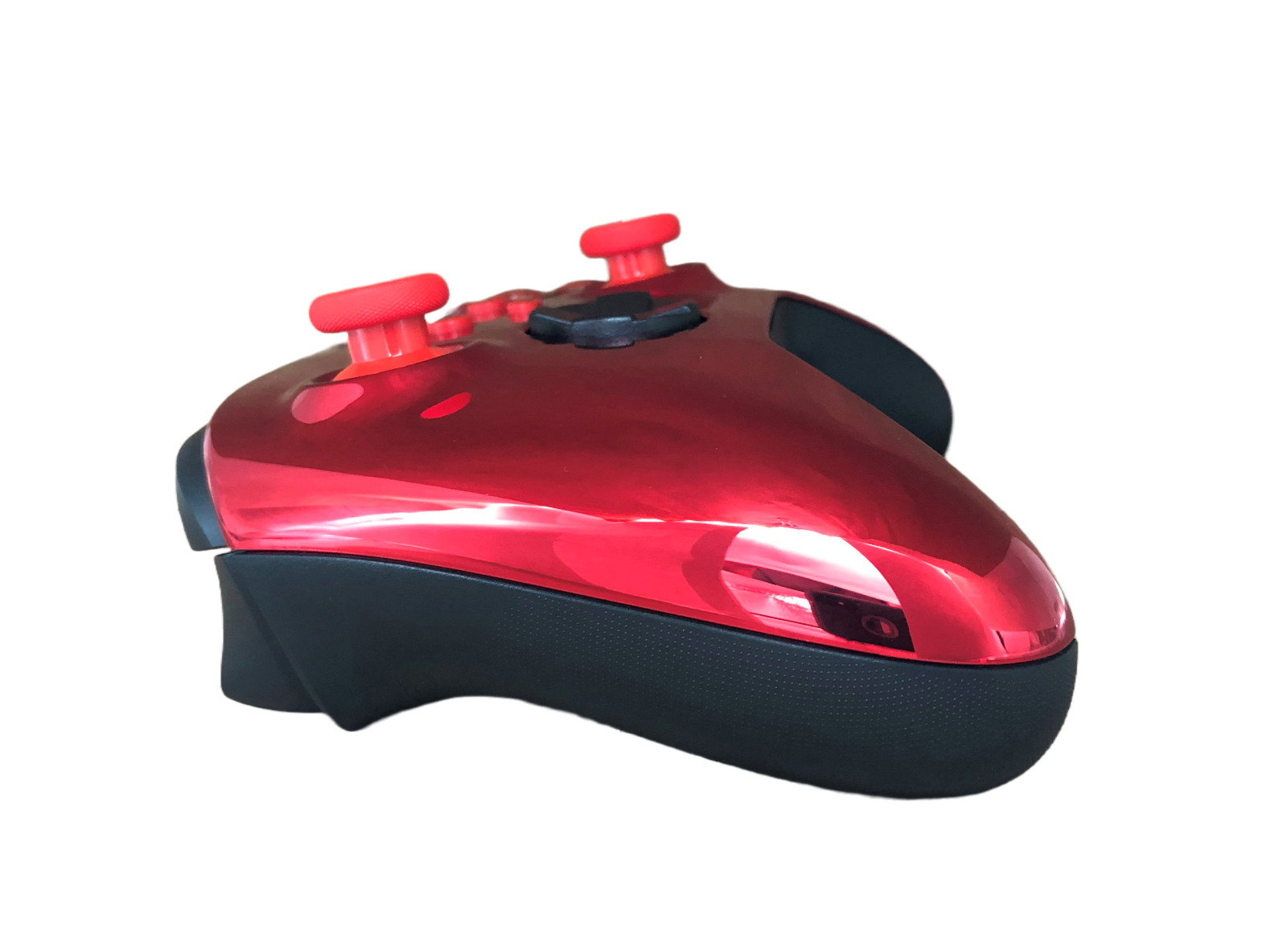 Custom Microsoft Xbox Series X Controller – Glossy Chrome Red