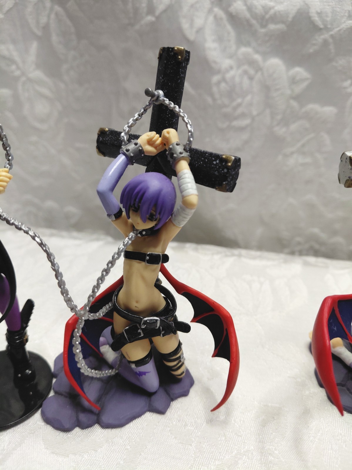 Anime Darkstalkers Vampire Saviors Morrigan PVC Figures Gashapon
