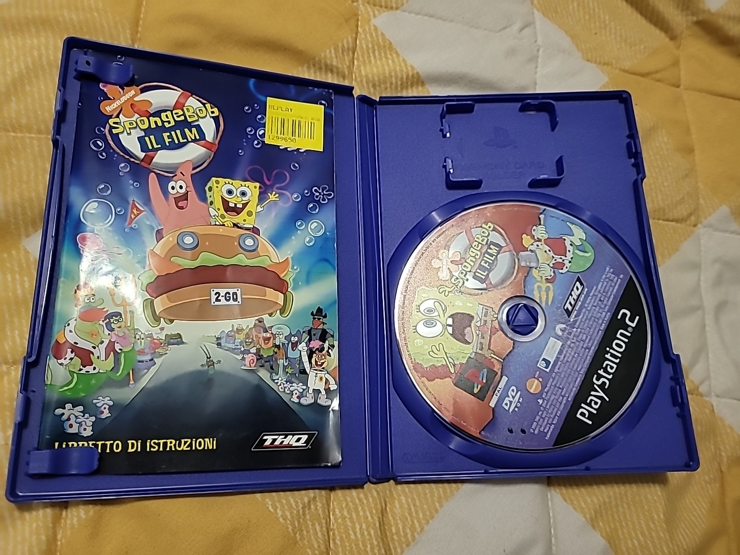 PS2 SPONGEBOB IL FILM PLAYSTATION 2 PAL ITALY