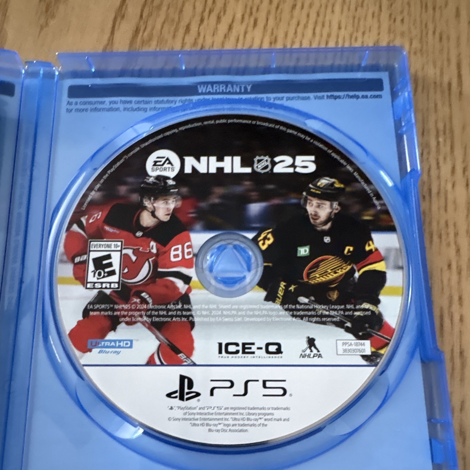 EA Sports NHL 25 Sony PlayStation 5 E10+ (Everyone 10+) NTSC-U/C 2024