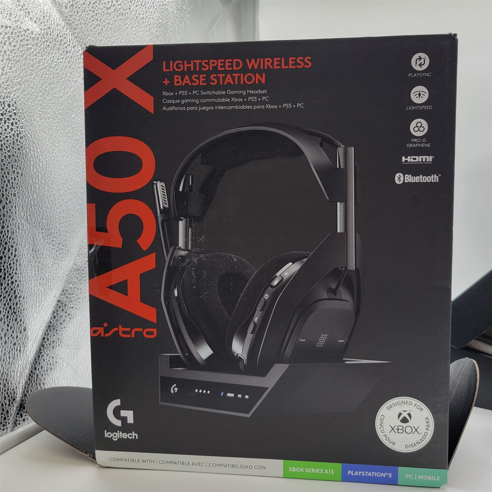 ASTRO Gaming A50 Wireless + Base Station for Xbox/PC (Black/Gold)