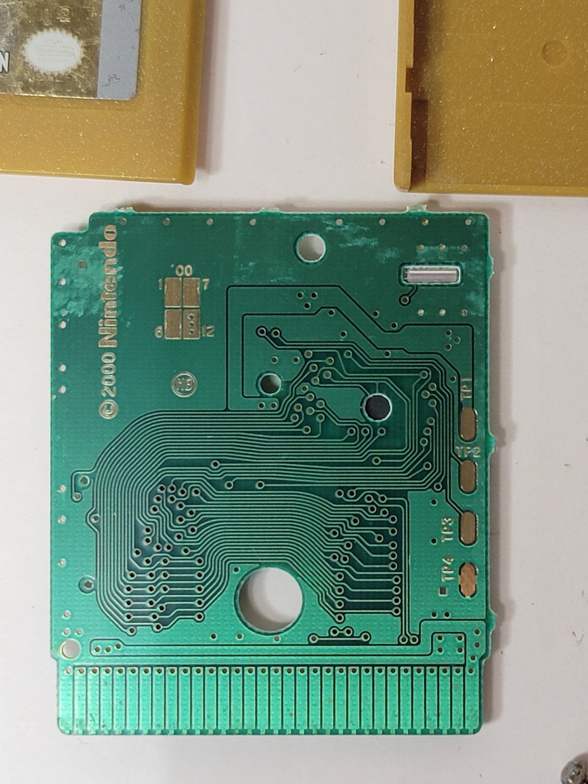 Pokemon Gold Version Authentic Dry Battery (Nintendo Game Boy Color, 2000)
