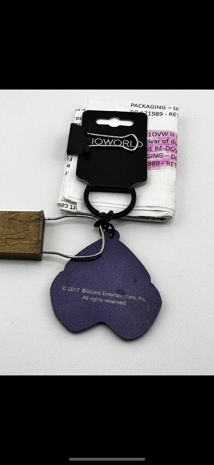 OVERWATCH – WIDOWMAKER Logo Official PROTOTYPE Keychain Blizzard Entertainment