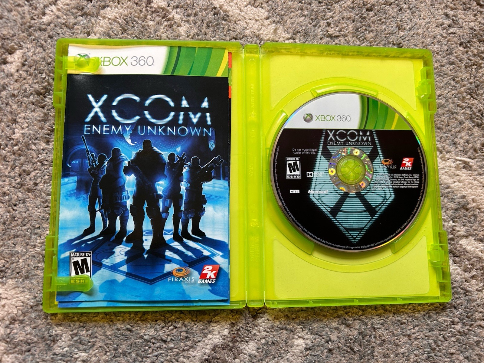Xbox 360 XCOM Enemy Unknown CIB TESTED
