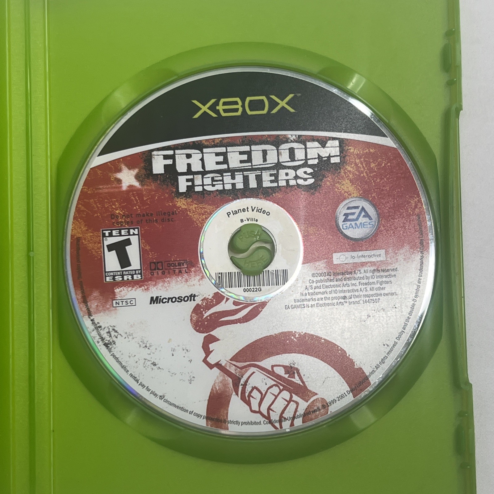 Freedom Fighters (Microsoft Xbox, 2003) Tested