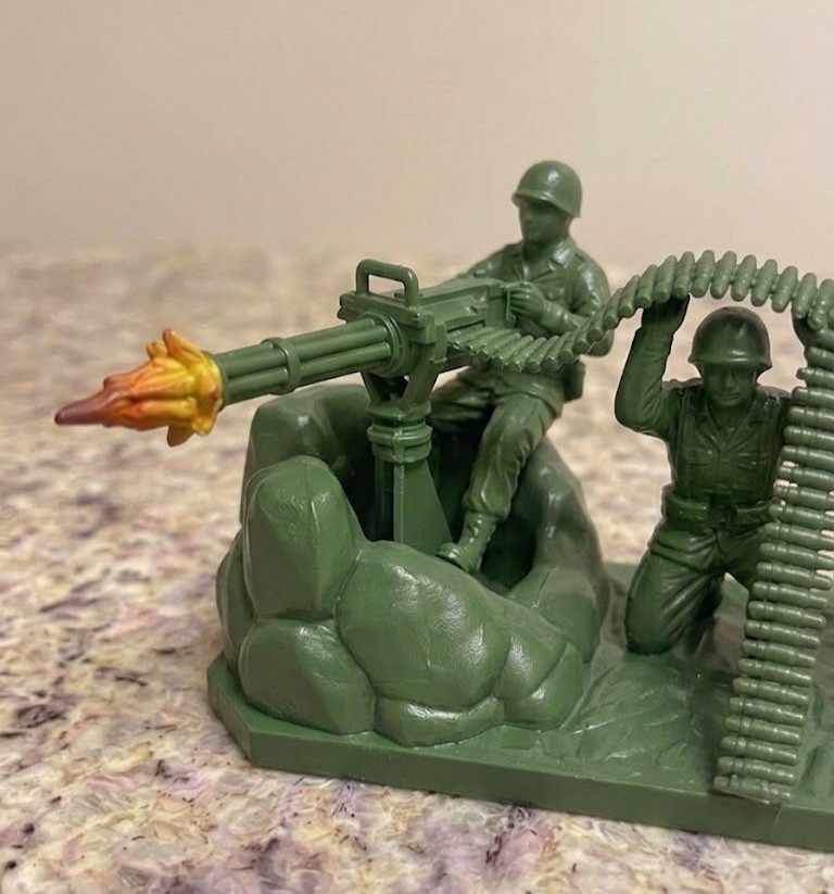 PS5 Controller Stand Toy-Soldier MODULAR HandPainted Custom Display-Art Army Men