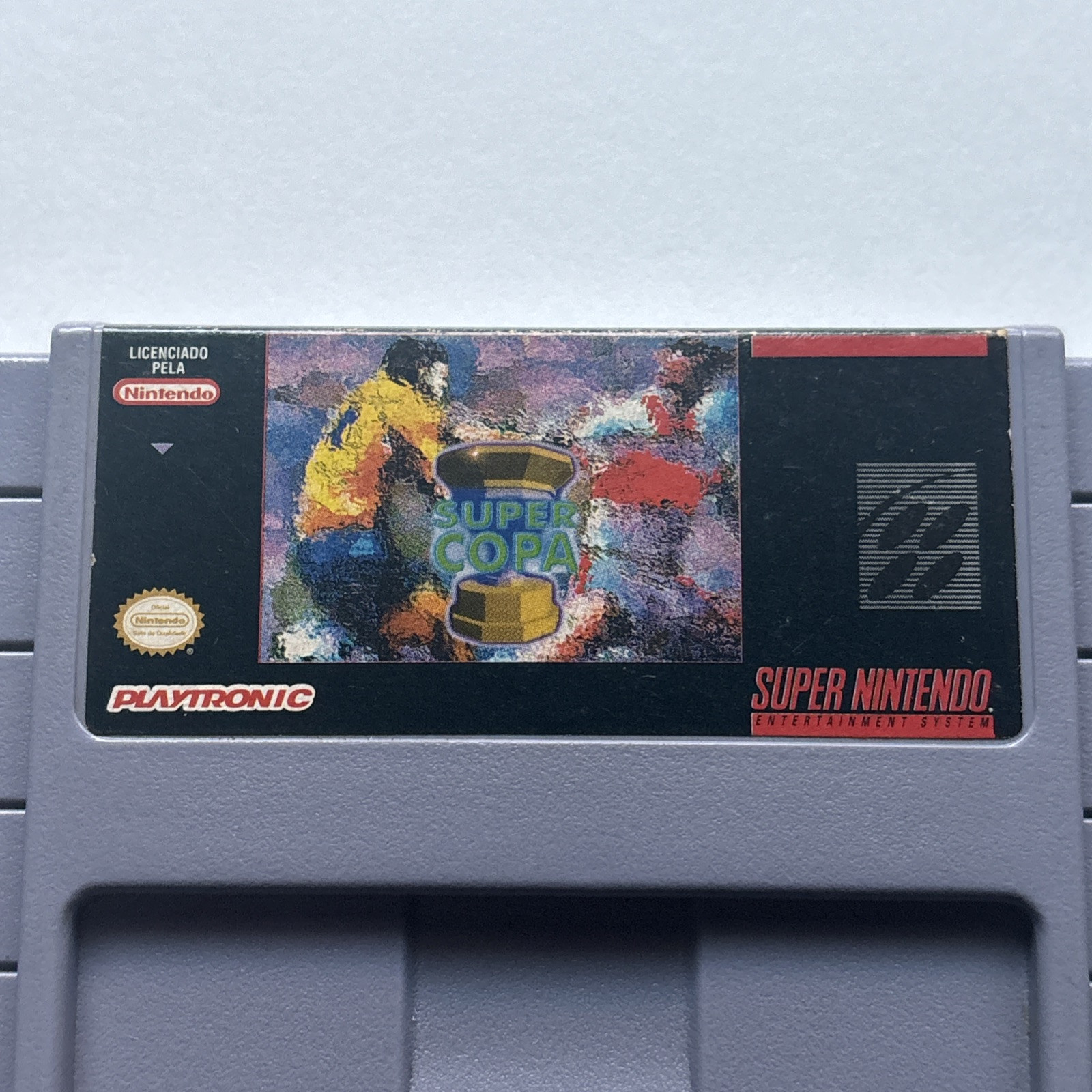Brazil Gradiente Playtronic Super Nintendo SNES Super Copa Soccer Futbol Retro