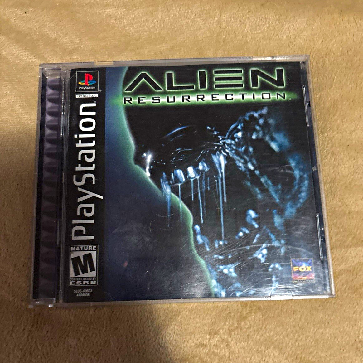 Alien Resurrection PS1 2000 Fox Interactive Manual Included M NTSC-U/C