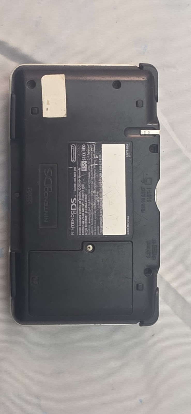 Nintendo DS Original NTR-001 Silver Console – Tested Works w/ Charger
