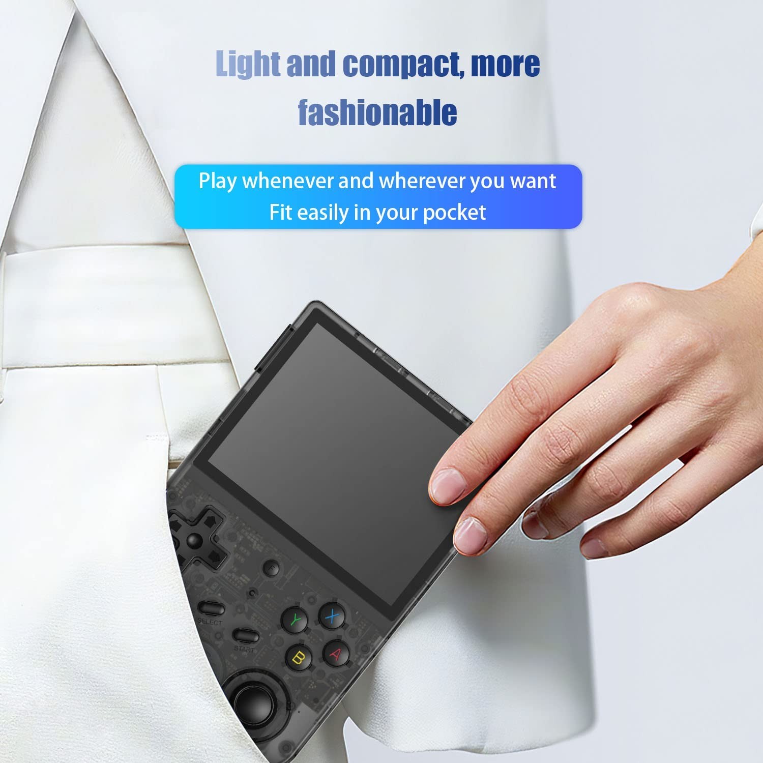 RG353VS Retro Handheld Game Linux System RG3566 3.5 inch IPS Screen,RG353VS w…