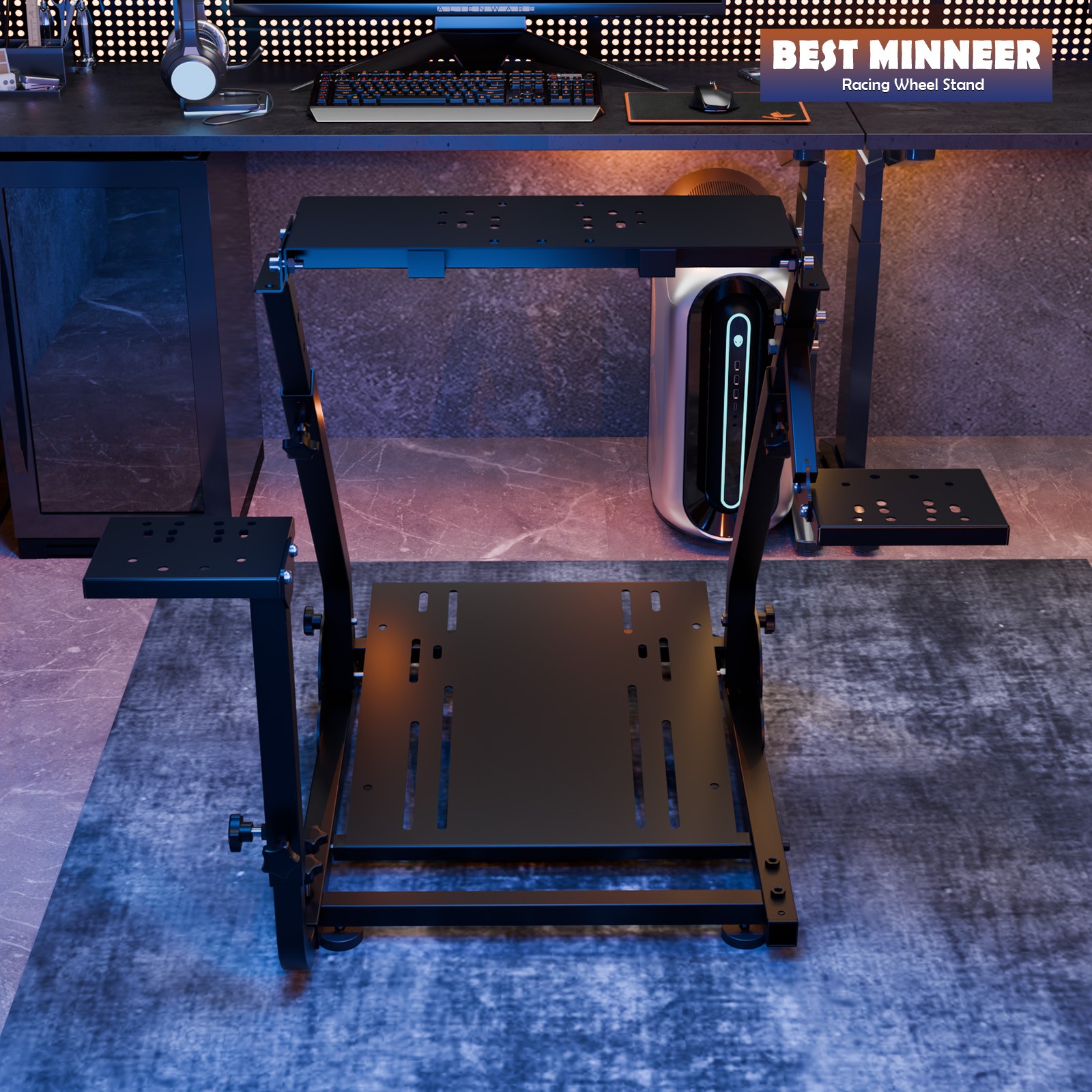 Minneer G29 Steering Wheel Stand Fits Logitech G920 Xbox Sim Racing Wheel Stand
