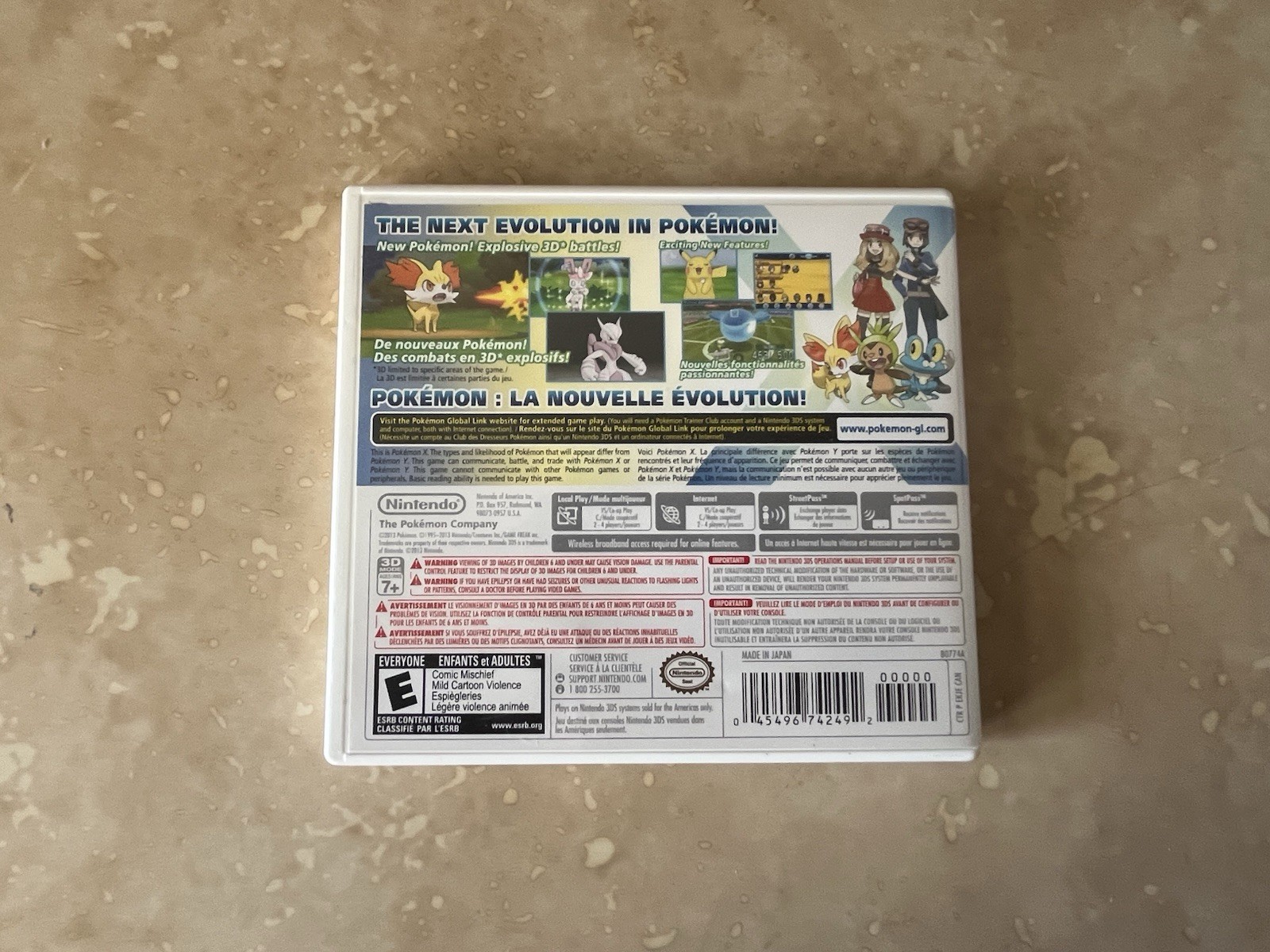 Pokemon X – Nintendo 3DS – Authentic & Tested Working