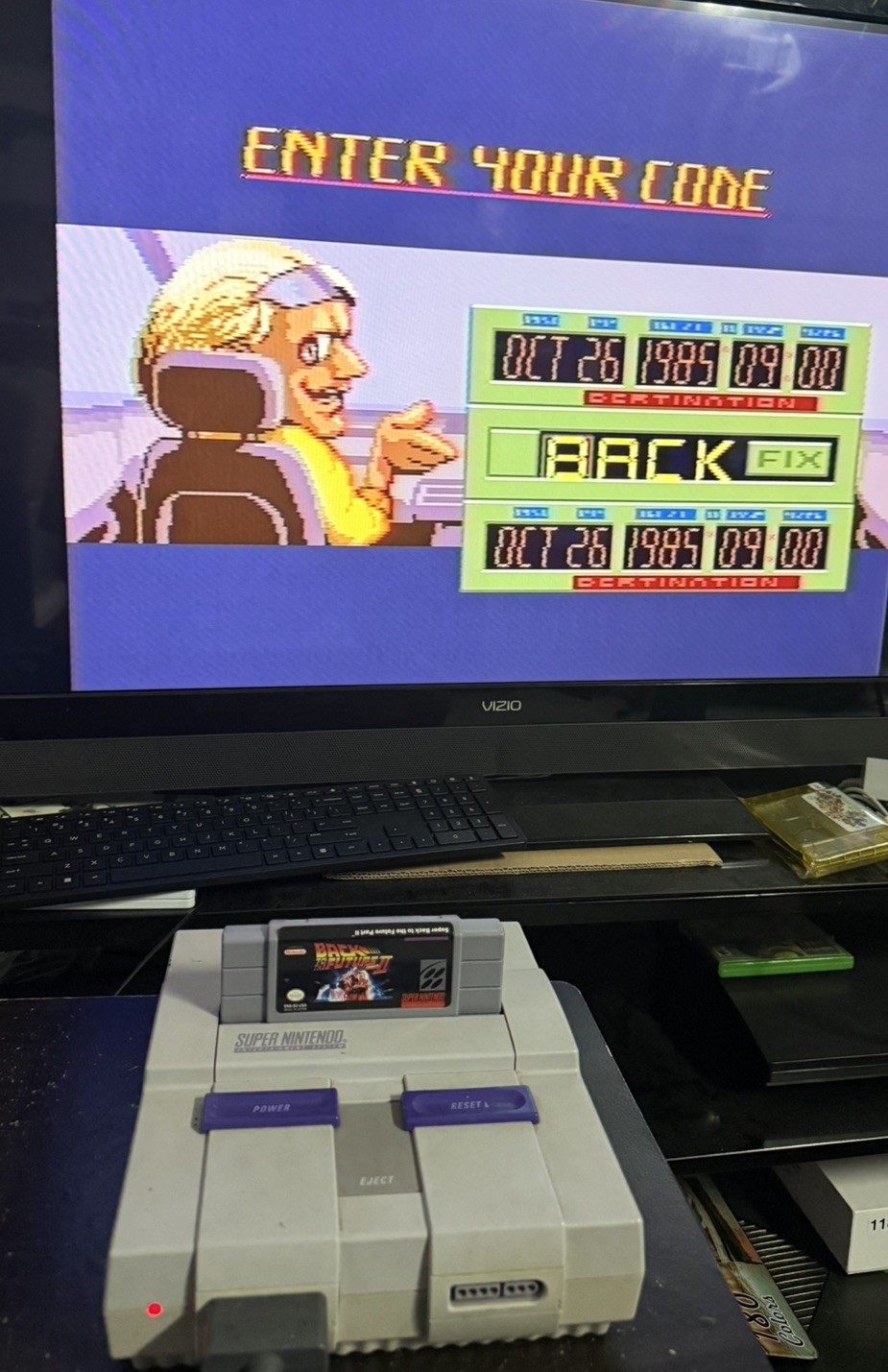 SNES Back To The Future Part II For Nintendo US Version