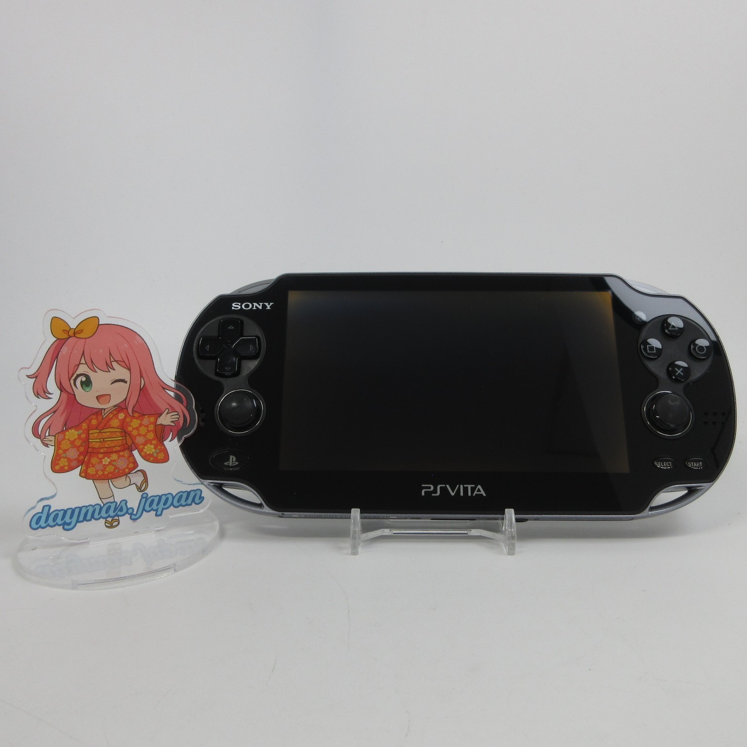 【Very Good】Sony PS Vita PCH-1000 Crystal Black Wi-Fi Model Console only #ReRe08/