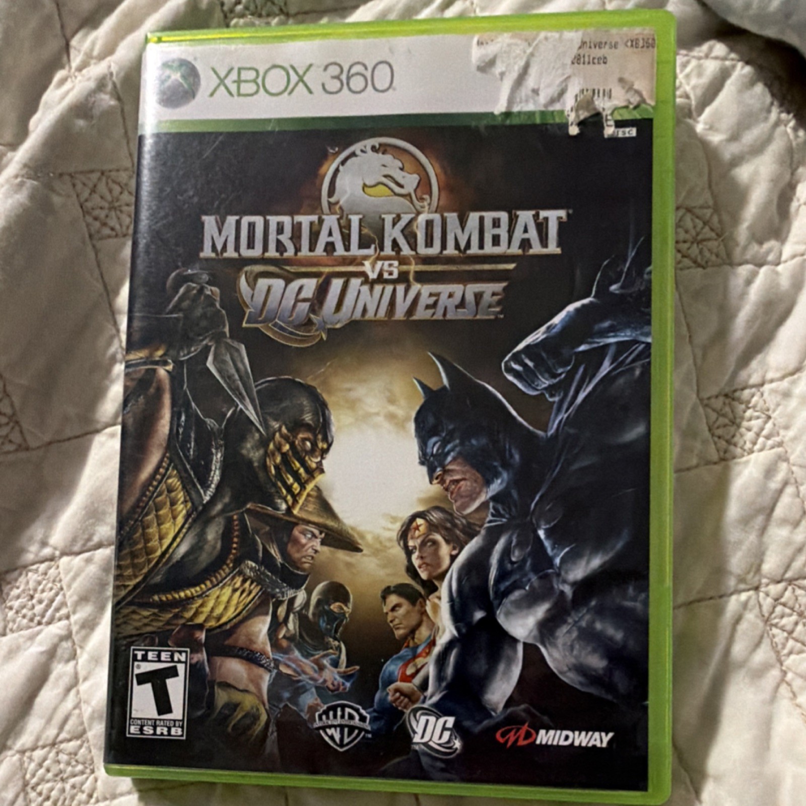 Mortal Kombat vs. DC Universe Xbox 360 Multiplayer Manual Online Playability