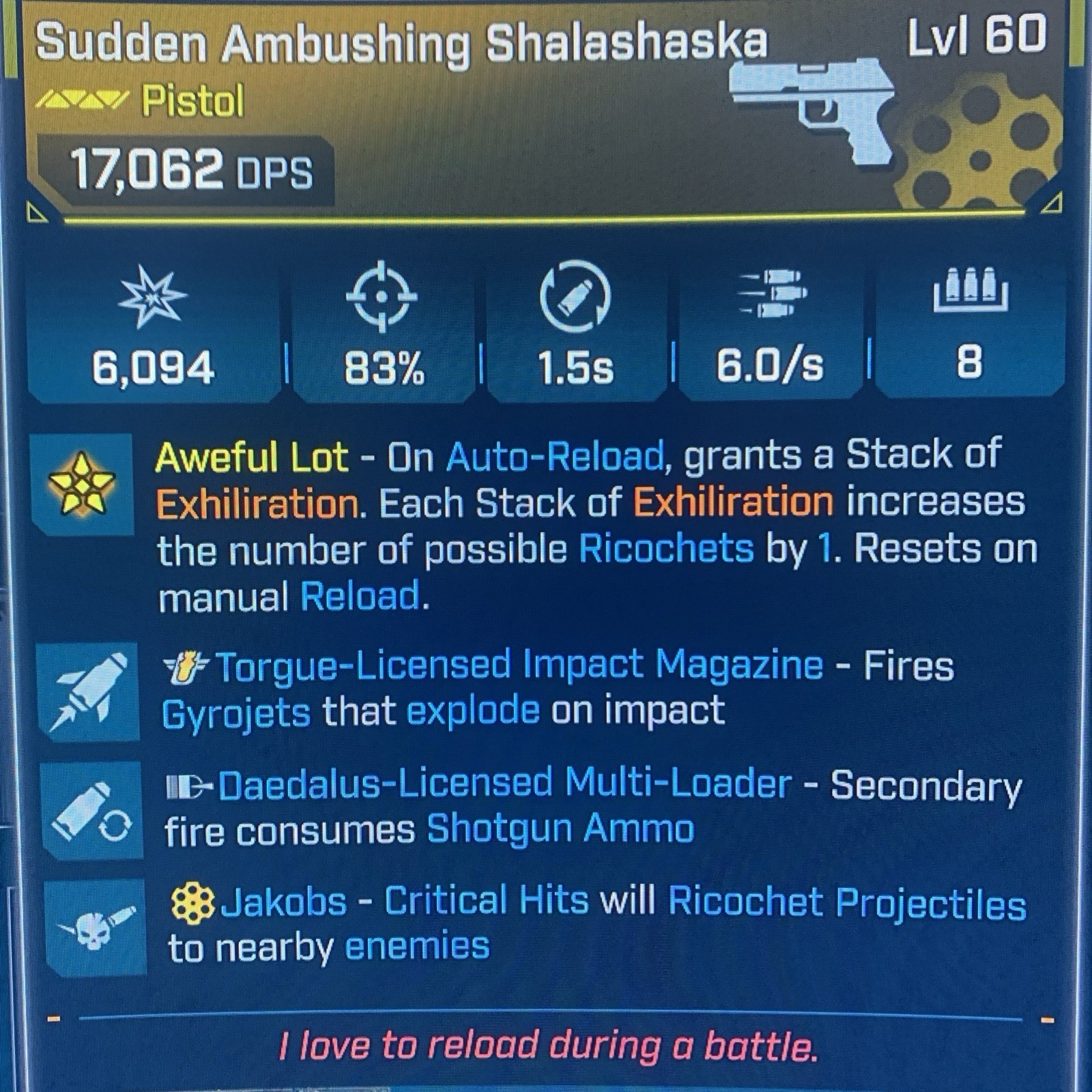 Borderlands 4⭐️LVL 60 GOD ROLL MAX DPS SHALASHASKA⭐️All PLATFORM
