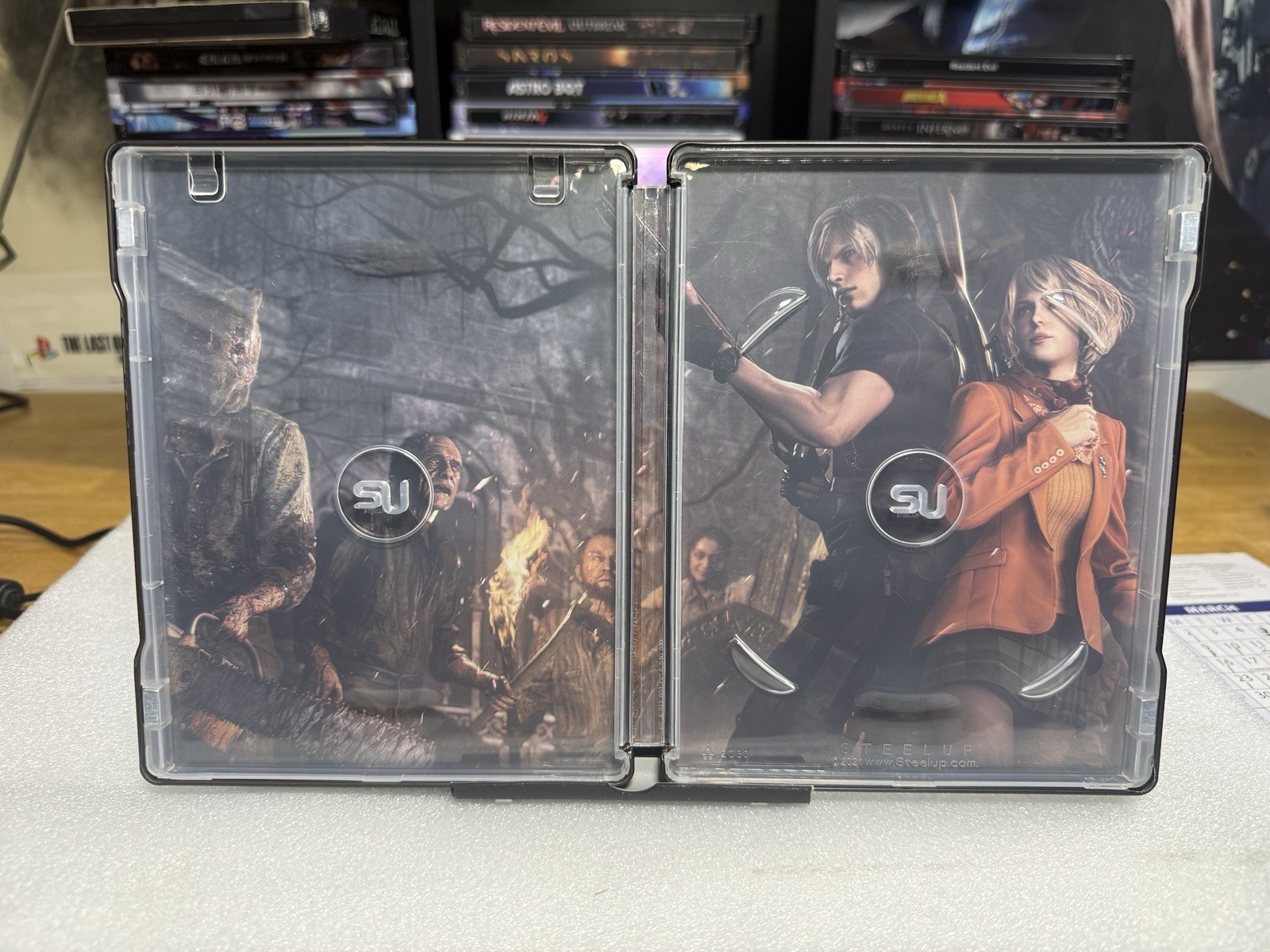 Resident Evil 4 Custom Steelbook/Steelup Case For PS5/Xbox (No Game) New