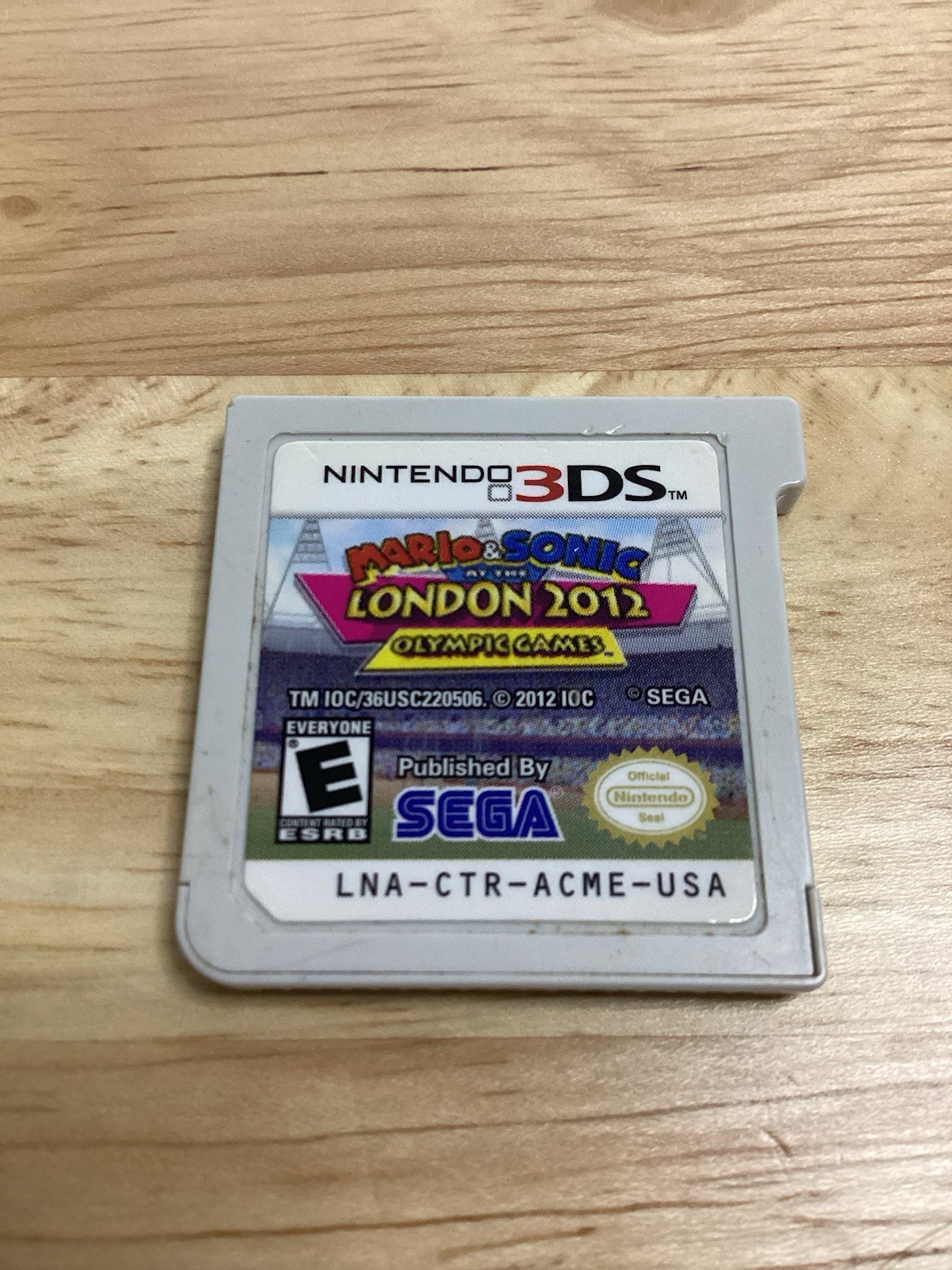Mario & Sonic at the London 2012 Olympics Nintendo 3DS CART ONLY TESTED