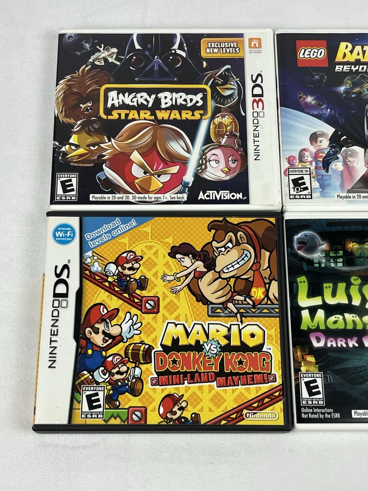 Nintendo 3DS XL Red Bundle w/ Charger, Stylus, SD Card, and 15 DS/3DS Games
